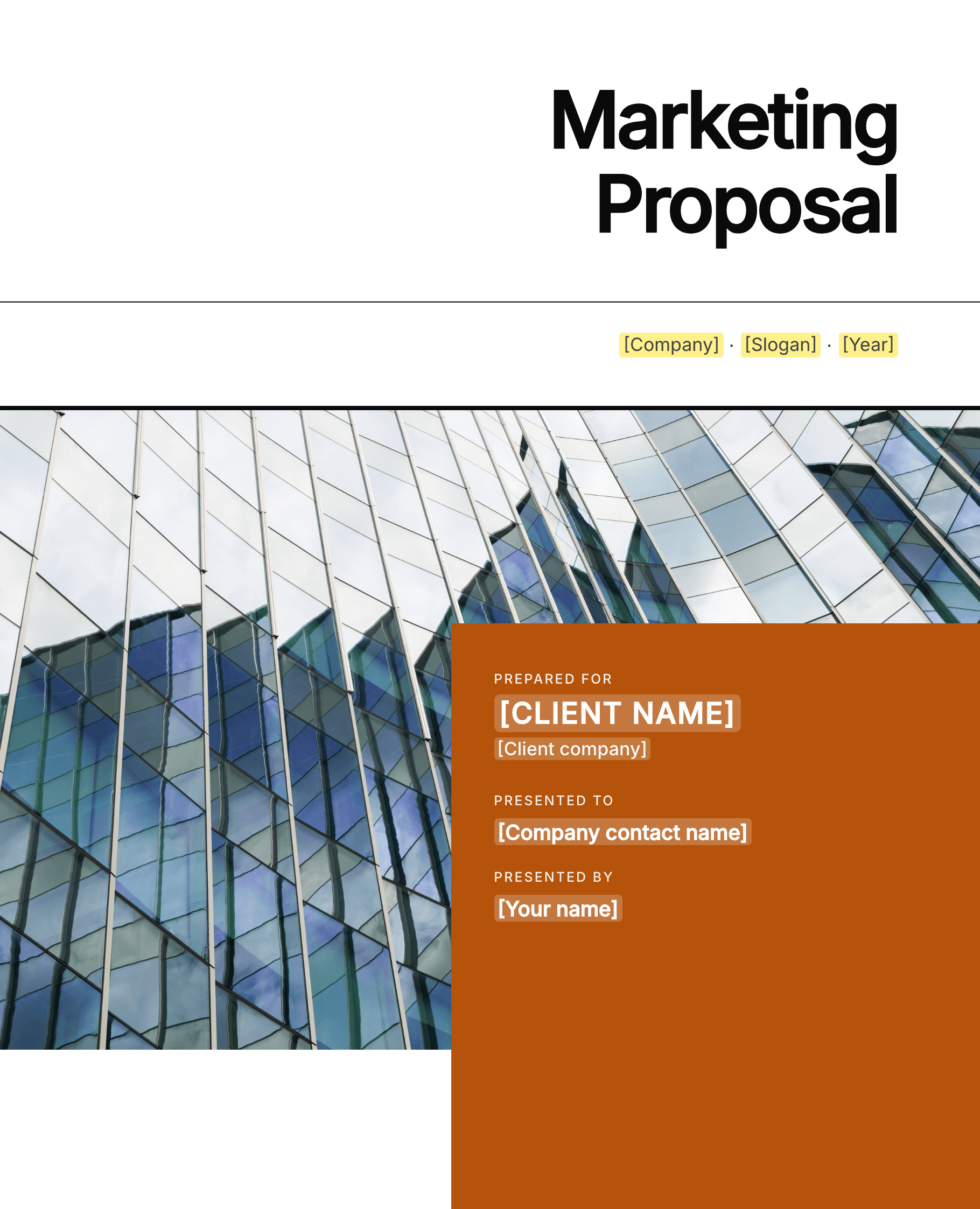 Marketing Proposal — Amber