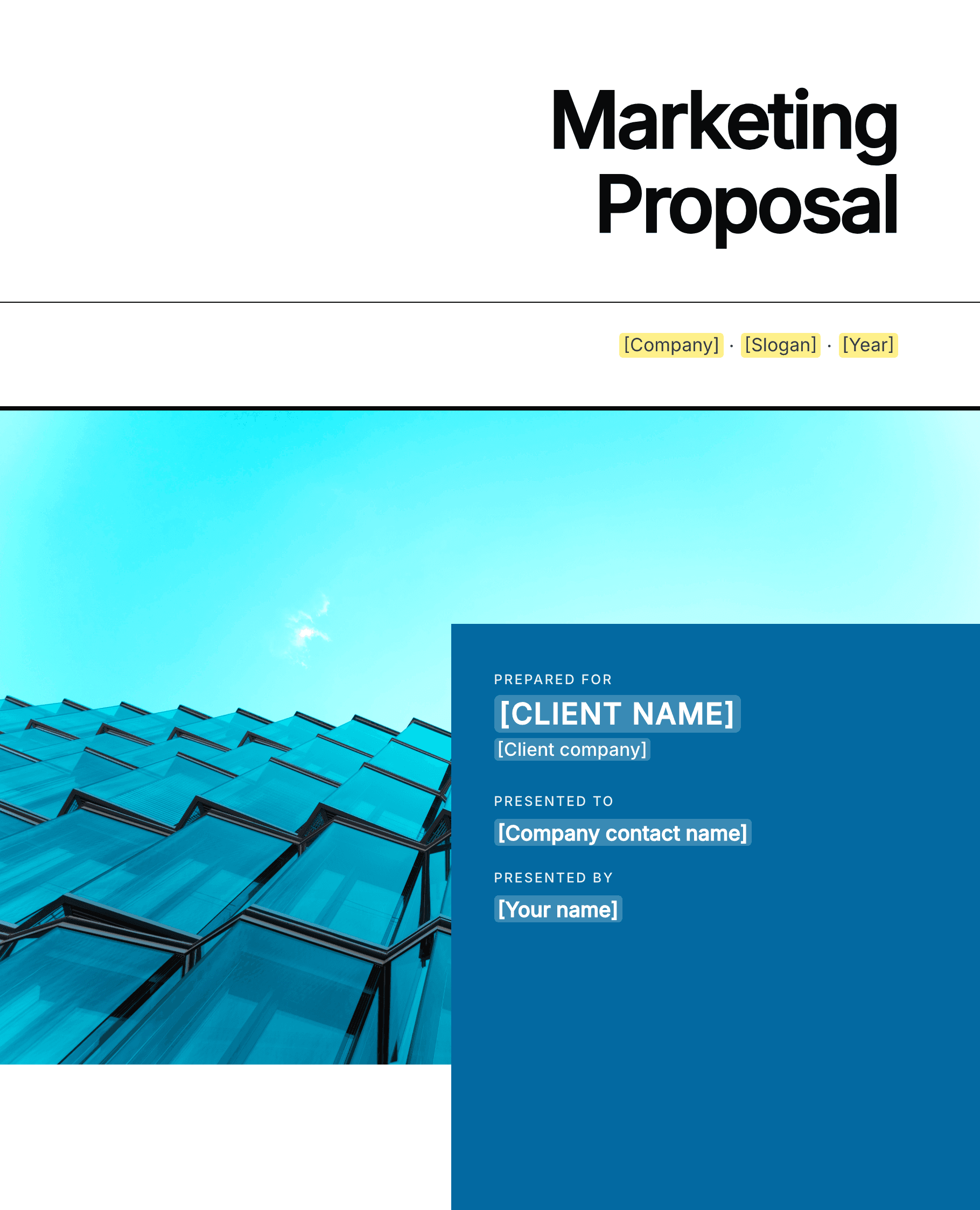 Marketing Proposal — Coast