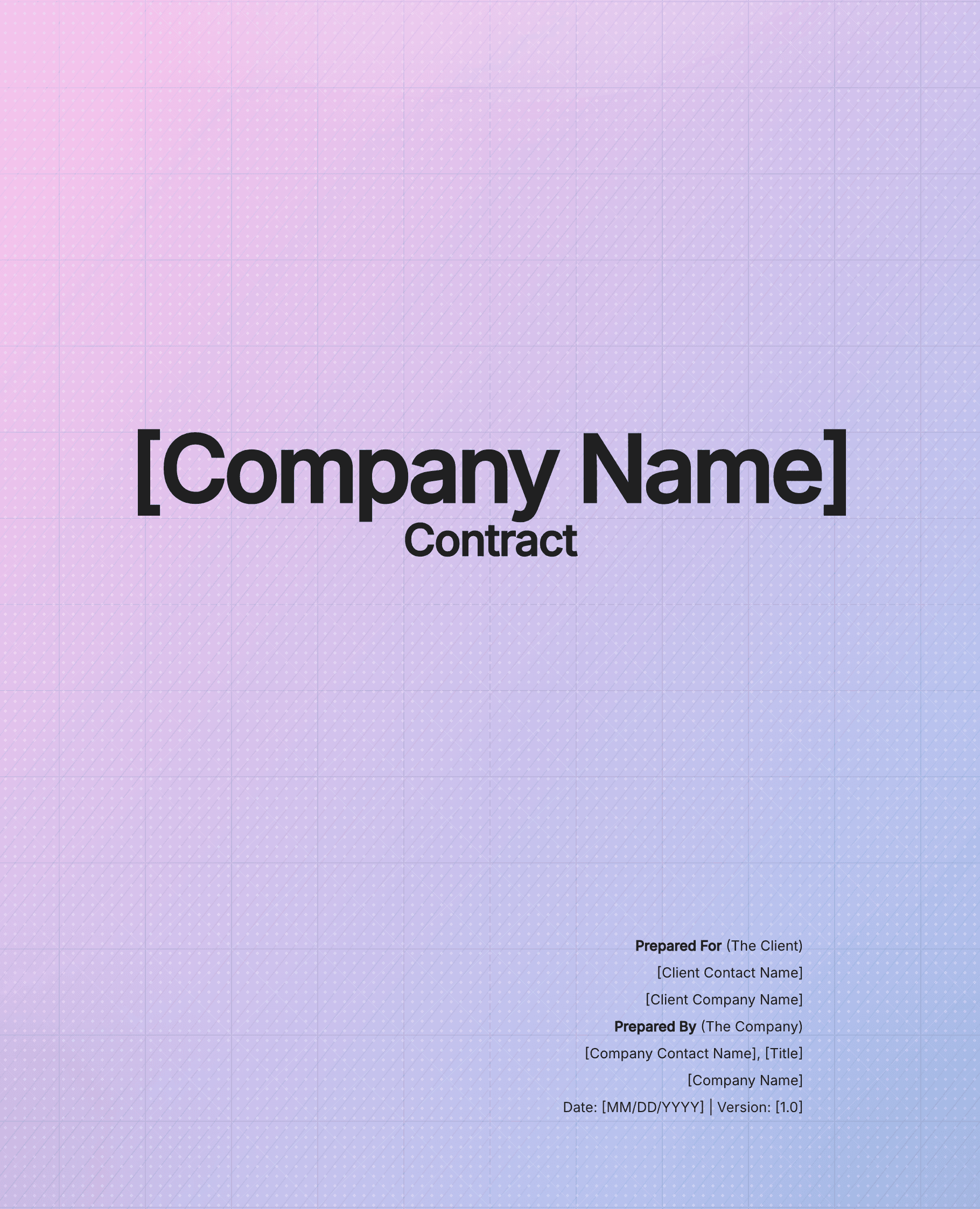 Master Services Agreement — Espresso