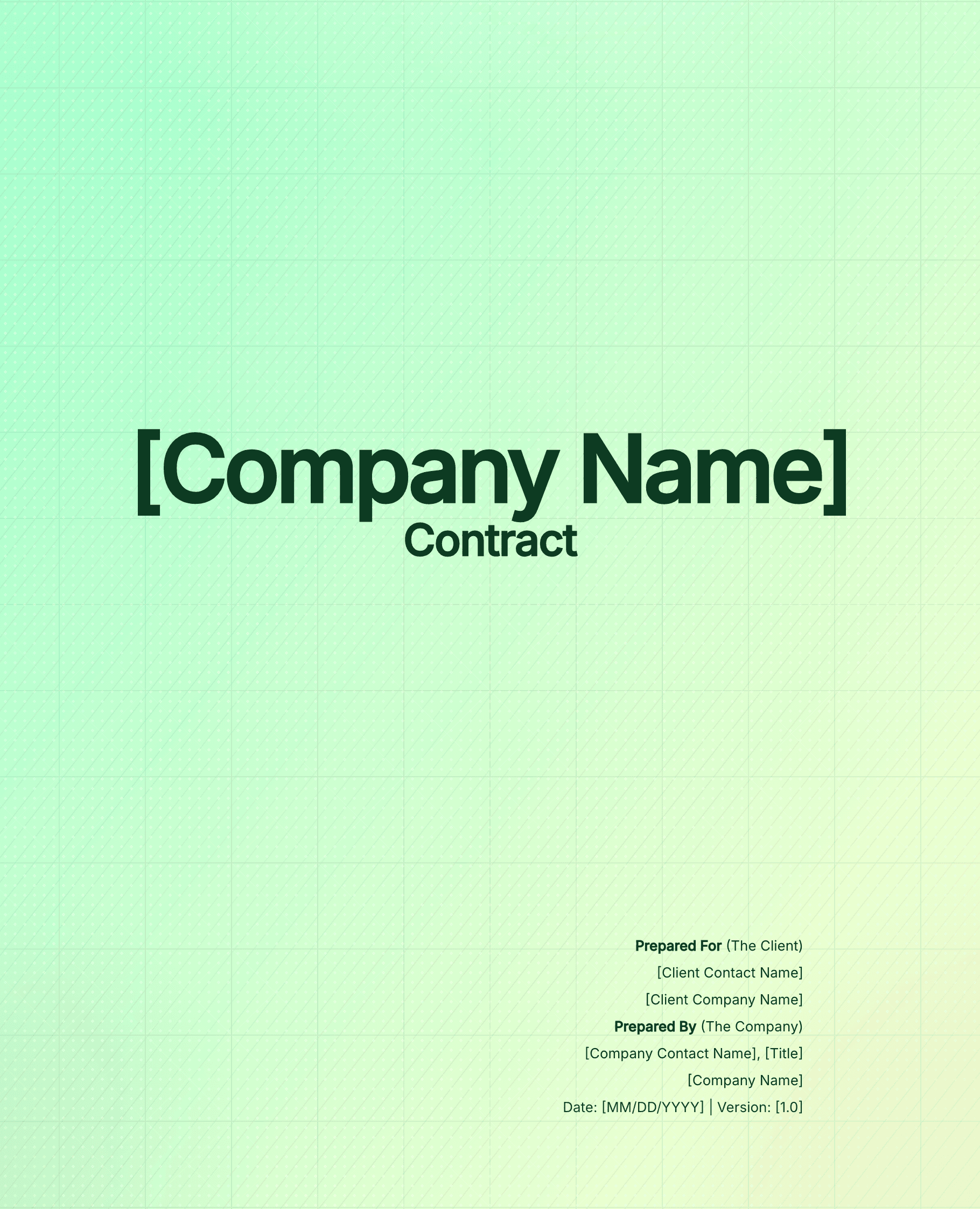 Master Services Agreement — Ocean