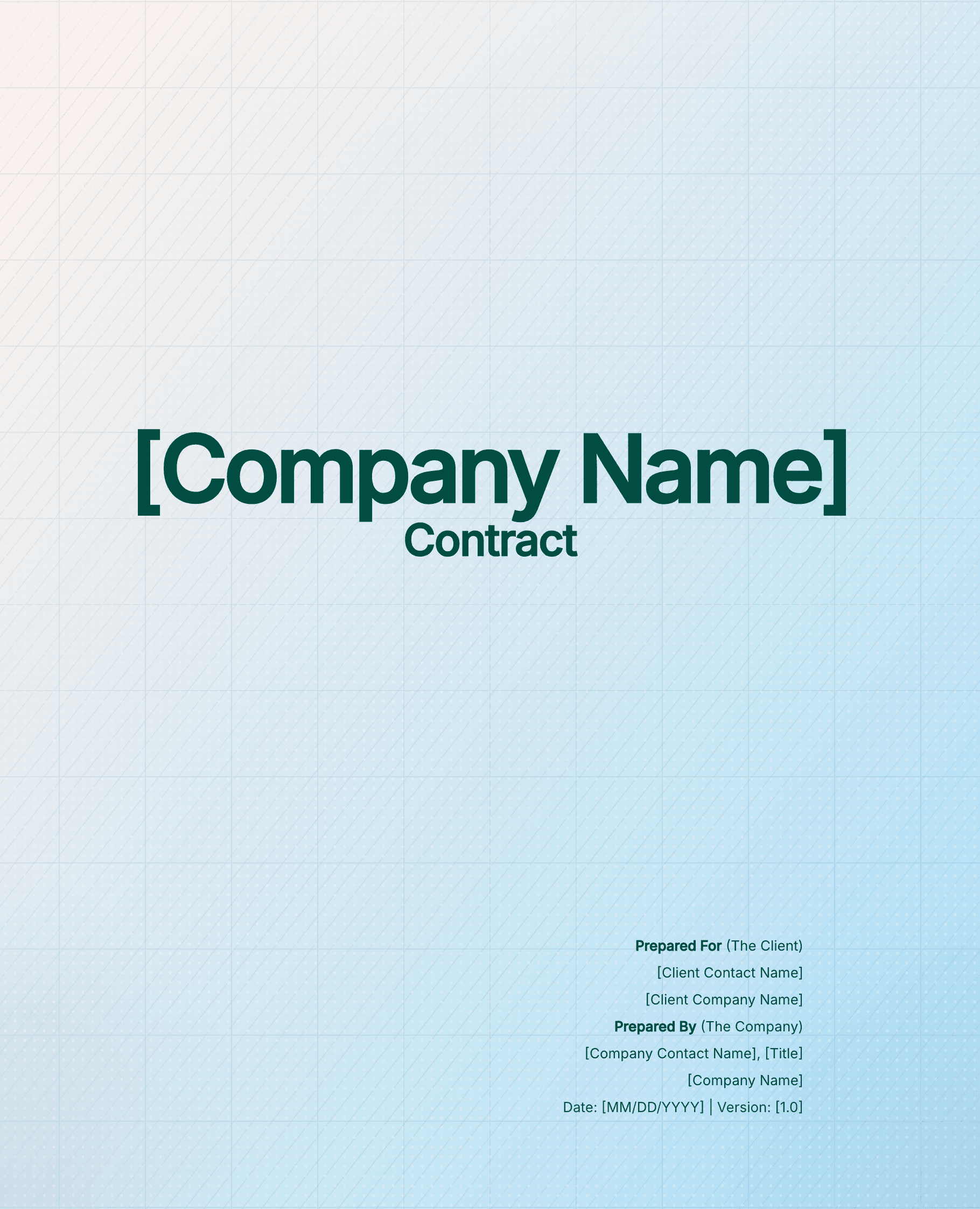 Master Services Agreement — Teal